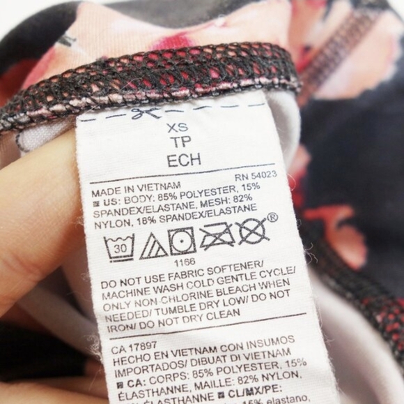 Old Navy Active Floral High Rise Ankle Legging (XS) EUC - Picture 9 of 9